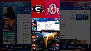 🏈CFB PLAYOFF BRACKETS RELEASED  GEORGIA AND OHIO STATE REALLY DEBATABLE 👀 reaction cfb ranking [upl. by Lathe]