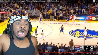 JOKIC ISNT HUMAN Warriors vs Nuggets Full Game Highlights  January 4 2024 REACTION [upl. by Airetal]