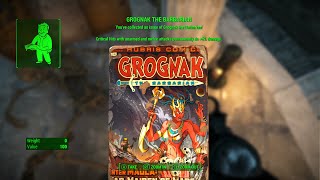 Fallout 4 Grognak the barbarian Magazine 10 Boston Common [upl. by Snoddy]