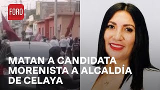 Momento del asesinato de Gisela Gaytán candidata de Morena a la alcaldía de Celaya  Las Noticias [upl. by Gnouhk141]