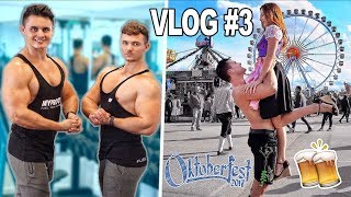 VLOG 3 Oktoberfest mit Fitnessoskar  OberkörperTraining [upl. by Draw]