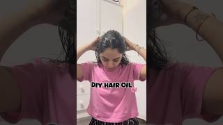 DIY Hair Oil for Hair Fall  Natural Solution for Stronger Hair🎀trendinghaircareshortsyt [upl. by Ulita749]