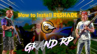 GTA V Grand Rp  How to install reshade in grand rp  HINDI [upl. by Ninon]