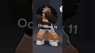 October 11 roblox [upl. by Combe]