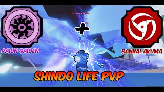 Shindo life  Raion Gaiden amp Bankai Akuma PVP  Competitive  SL2  ROBLOX [upl. by Ally]