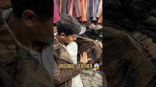 CHEAPEST ORIGINAL LEATHER JAKETS IN DELHI 😱 shorts ytshorts [upl. by Aurel]