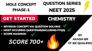 Mole Concept One Shot  NEET 2025  neet chemistry moleconceptneet [upl. by Gwenore]