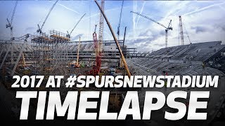 ULTIMATE TIMELAPSE  2017 AT SPURSNEWSTADIUM [upl. by Adihsaar]