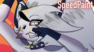 Loona  Helluva Boss Speedpaint [upl. by Knah]