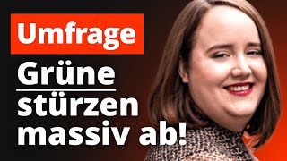 Forsa Grüne mit schlechtestem Wert seit sieben Jahren  Nachrichten Reaktion [upl. by Neerahs671]