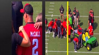 Prayers Pouring in for NC State Quarterback Grayson McCall After Terrifying Injury vs Wake Forest [upl. by Darrow]