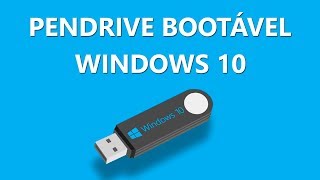 Como criar um pendrive bootável com Windows 10 [upl. by Saxon647]