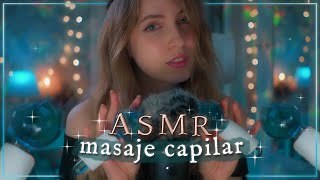 ASMR ✧ MASAJE CAPILAR con sonidos de AGUA 🌊🐬✨ BLUE YETI [upl. by Jandy]