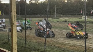 Live SCoNE Sprint Cars of New England Championship Race at Unity Raceway  From the Stands [upl. by Ashia]