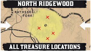 ALL North Ridgewood Treasure Map Location [upl. by Ecirb]