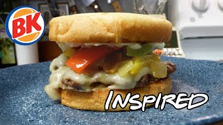 Burger King Whopper Philly Melt  My Way [upl. by Nniuq]