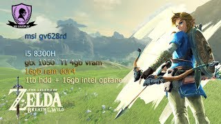 zelda breath of the wild wii u emu  i5 8300H GTX 1050 Ti [upl. by Barvick]