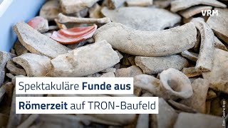 Spektakuläre Funde aus Römerzeit auf Mainzer TRONBaufeld [upl. by Trilbie870]