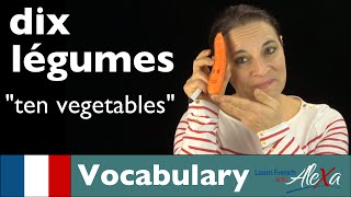 Vegetables in French basic French vocabulary from Learn French With Alexa [upl. by Nelleyram]