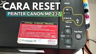 CARA RESET PRINTER CANON MP237 [upl. by Airliah]