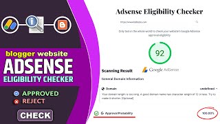 SECRETS🤫 How To Check Website Are Ready For AdSense Approval💲Check Blogger for AdSense Approval [upl. by Kathe868]