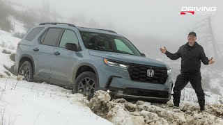 2024 Honda Pilot Trailsport Snow Road Mountain Test [upl. by Hgieliak]