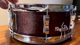 Ludwig Jazz Festival Burgundy Sparkle Snare [upl. by Bardo]