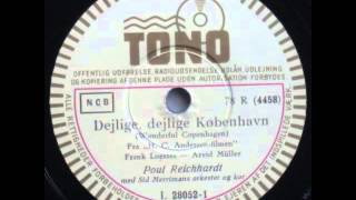 Dejlige dejlige København Wonderful Copenhagen Sid Merriman Poul Reichhardt 1953 [upl. by Sinnej]