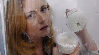 Would You Lather ASMR Foam on GLASS  Rain Drops  Binaural [upl. by Yul]