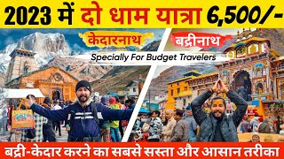 Badrinath amp Kedarnath Budget Trip 2023  Do Dham Yatra Budget Travel Guide  Chardham Yatra 2023 [upl. by Haeckel]