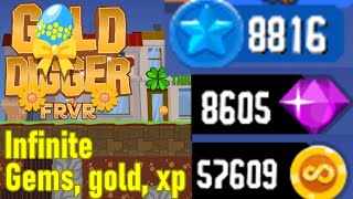 Gold Digger FRVR cheats unlimited star coin diamond gems etc [upl. by Guillaume]