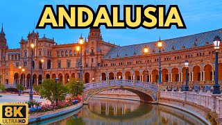 WONDERFUL ANDALUSIA 8K Relaxing Travel Video Ultra HD [upl. by Euqinomad]