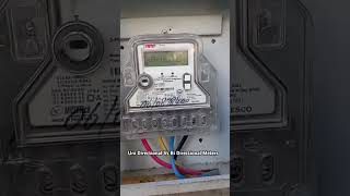 Green Vs White Meter netmetering solar solarenergy zerobill freesolar renewableenergy [upl. by Neelhtak]