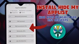 Magisk Module Hide My Applist [upl. by Kaehpos142]