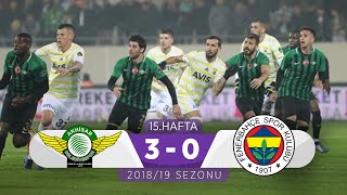 Akhisarspor 30 Fenerbahçe  15 Hafta  201819 [upl. by Tunnell]