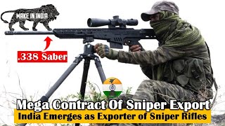 338 Saber Sniper Rifle by SSS Defence secures export order [upl. by Ginelle]