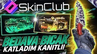 SKİNCLUB 0 İLE BEDAVA BIÇAK ALDIM KANITLI  SKİNCLUB PROMO CODE 2024  skinclub [upl. by Wallach559]