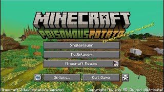 24w14potato  April fools update  Minecraft [upl. by Amsden723]