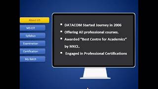 MSCIT  Course Details [upl. by Limoli613]