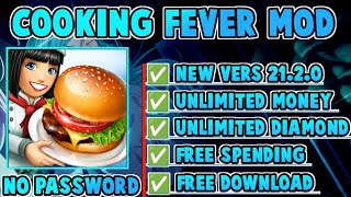 COOKING FEVER MOD APK 2024 NO PASSWORD [upl. by Nrobyalc]