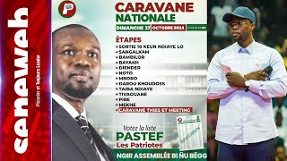 DIRECT  Suivez la caravane de Ousmane Sonko  Etapes Sangalkam Bayakh Pire Tivaouane Thiès [upl. by Ehcnalb]