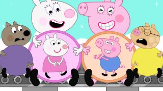 Peppa Pig But Brewing Cute Baby Factory amp Pregnant Factory  Peppa Pig Funny Animation [upl. by Arleyne401]