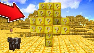 WHAT IF MINECRAFT WAS MADE OF LUCKY BLOCKS [upl. by Trudie]