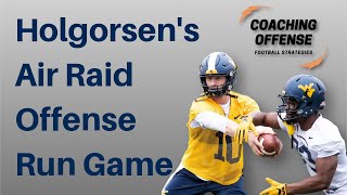 Dana Holgorsens Air Raid Offense Run Game [upl. by Chinua]