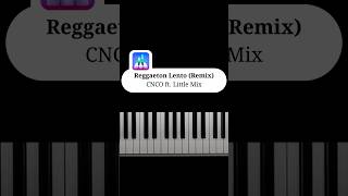 Reggaeton Lento RemixCNCO ft Little Mix  Easy Piano Turorial 🎶 [upl. by Athal]