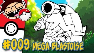 How to Draw 009 MEGA BLASTOISE  Narrated Easy StepbyStep Tutorial  Pokemon Drawing Project [upl. by Lud]