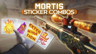 AWP MORTIS Best Sticker Combos in CS2 Mortis Crafts [upl. by Brian177]