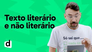 REVISÃO ENEM  PORTUGUÊS TEXTO LITERÁRIO E NÃO LITERÁRIO  ESQUENTA ENEM  DESCOMPLICA [upl. by Aicercal535]