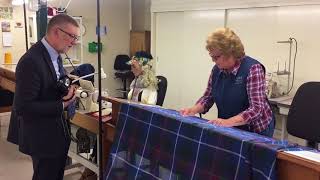 The making of the official Church of Scotland tartan [upl. by Kathleen]