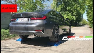 BMW 320d xDrive G20 4x4 test on rollers  CarCaine [upl. by Ecertal]